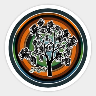 Junglist-BoomtreeCircle-Cool Sticker